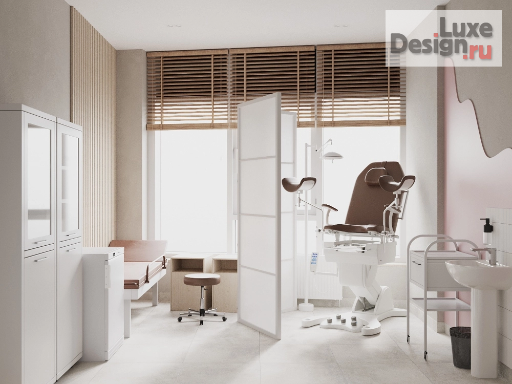 Дизайн интерьера лечебного учреждения "Дизайн кабинета в клинике" (фото 3)
