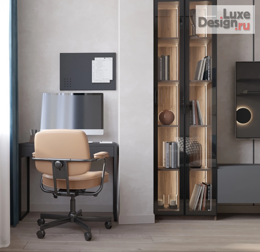 Дизайн интерьера двухкомнатной квартиры "Квартира в г. Москва" (фото 4)