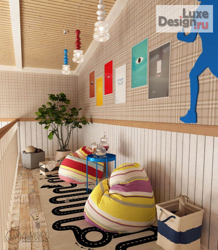 Дизайн интерьера детской "Дизайн-проект детской" (фото 4)