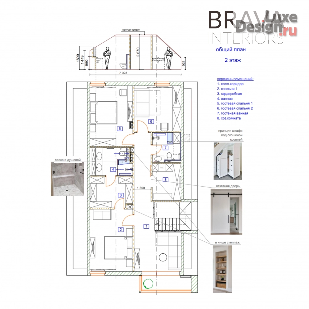 Дизайн интерьера коттеджа "Комфортный дом для загородной жизни " (фото 3)