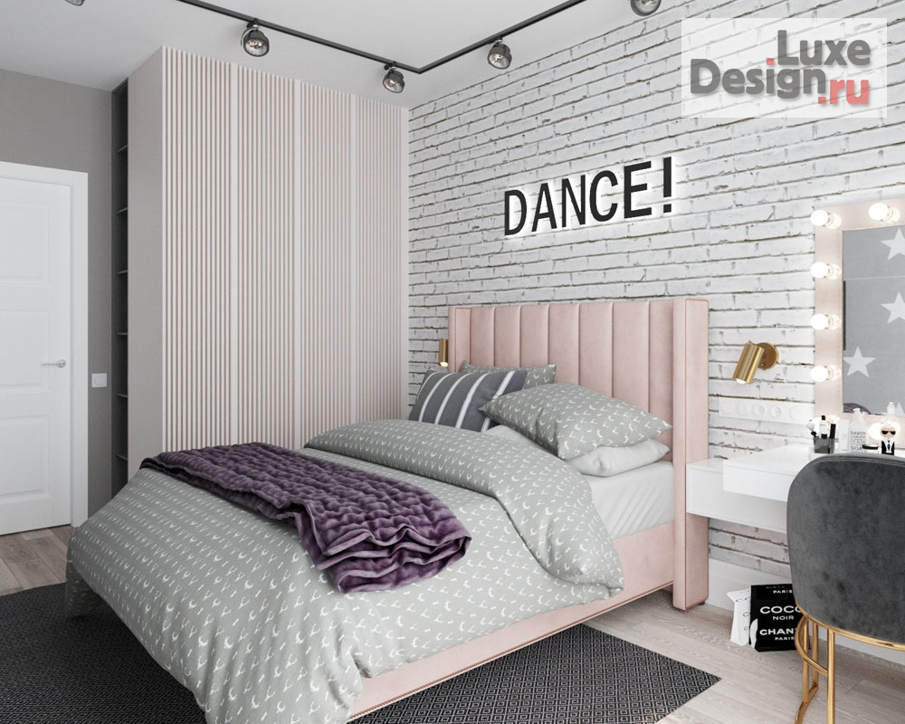 Дизайн интерьера детской "Комната подростка" (фото 3)