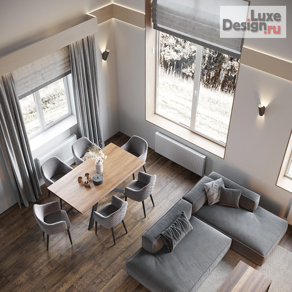 Дизайн интерьера коттеджа "Коттедж со вторым светом" (фото 2)