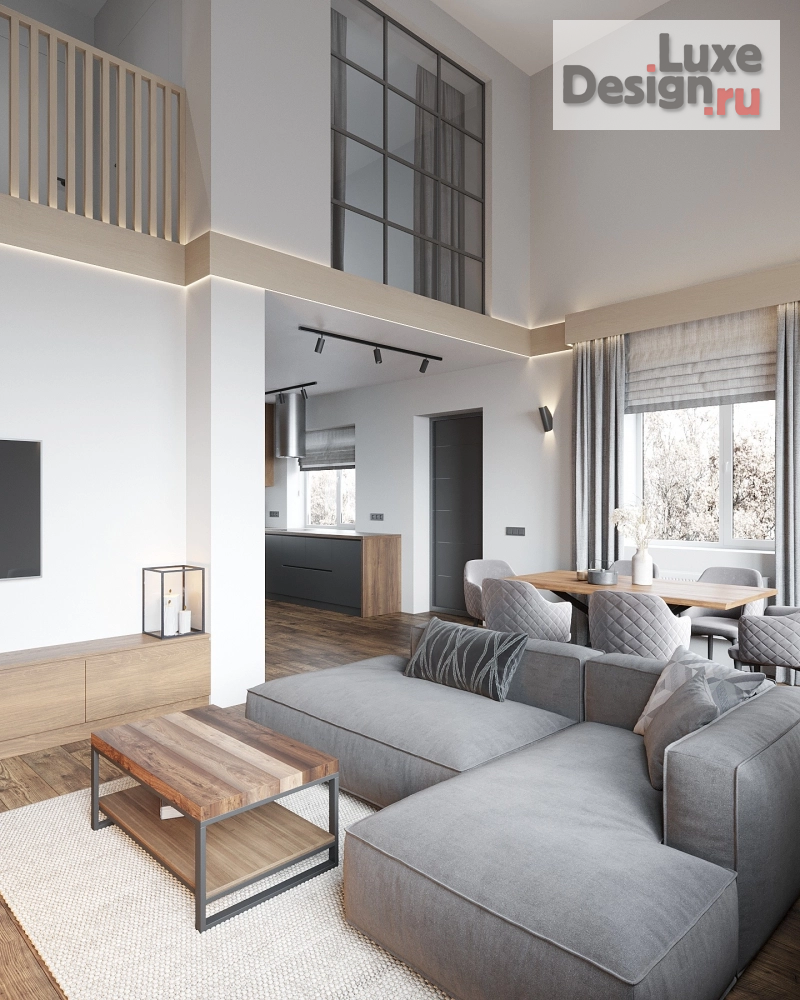 Дизайн интерьера коттеджа "Коттедж со вторым светом" (фото 1)