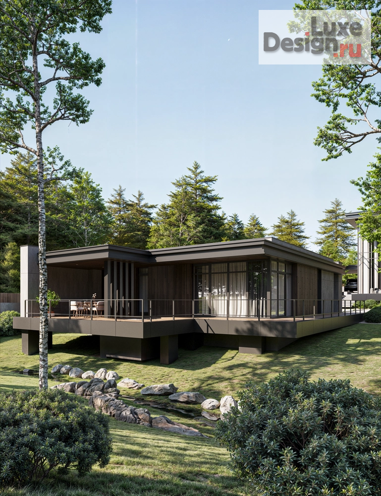 Частная архитектура "Дом у заповедника" (фото 14)