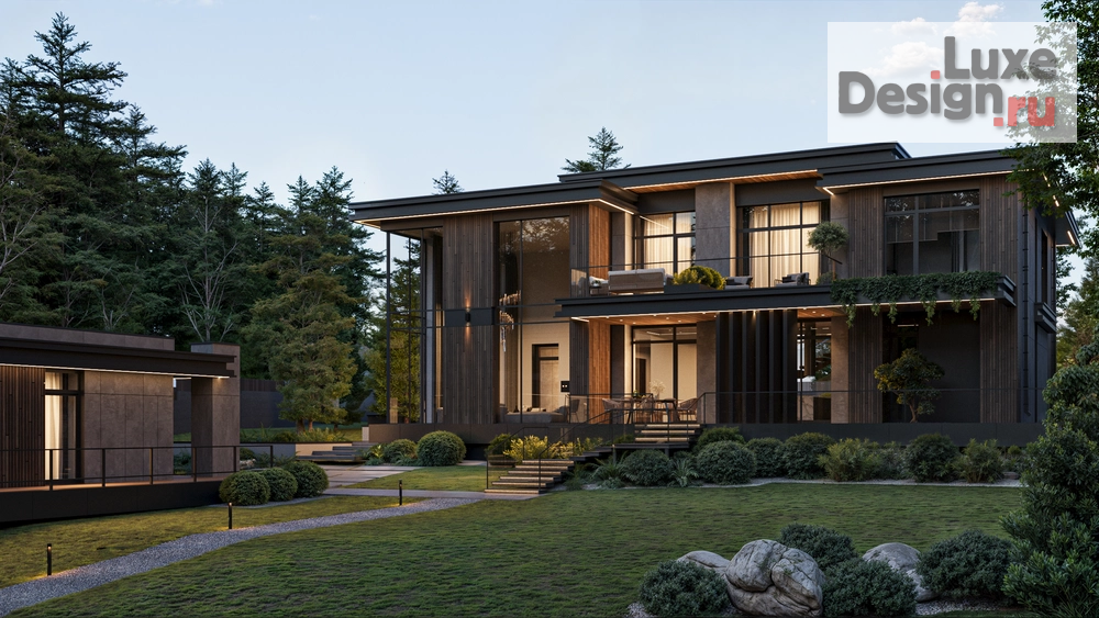 Частная архитектура "Дом у заповедника" (фото 9)