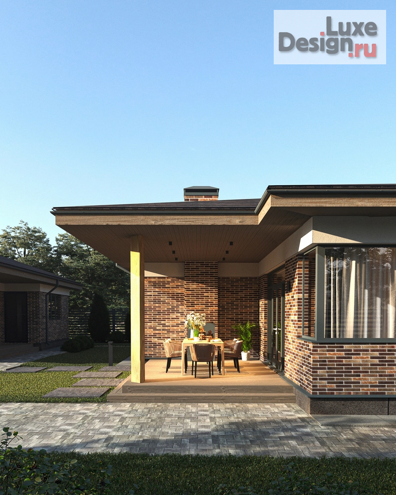 Частная архитектура "Современный одноэтажный дом III" (фото 4)