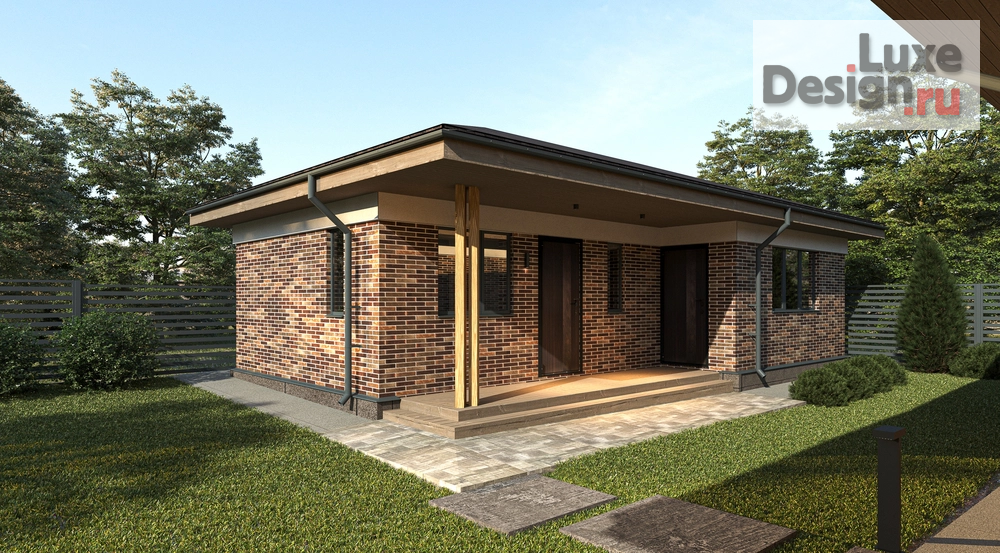 Частная архитектура "Современный одноэтажный дом III" (фото 5)