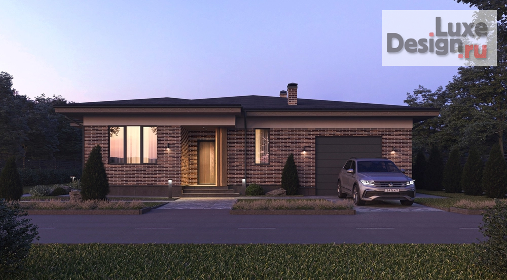 Частная архитектура "Современный одноэтажный дом III" (фото 6)