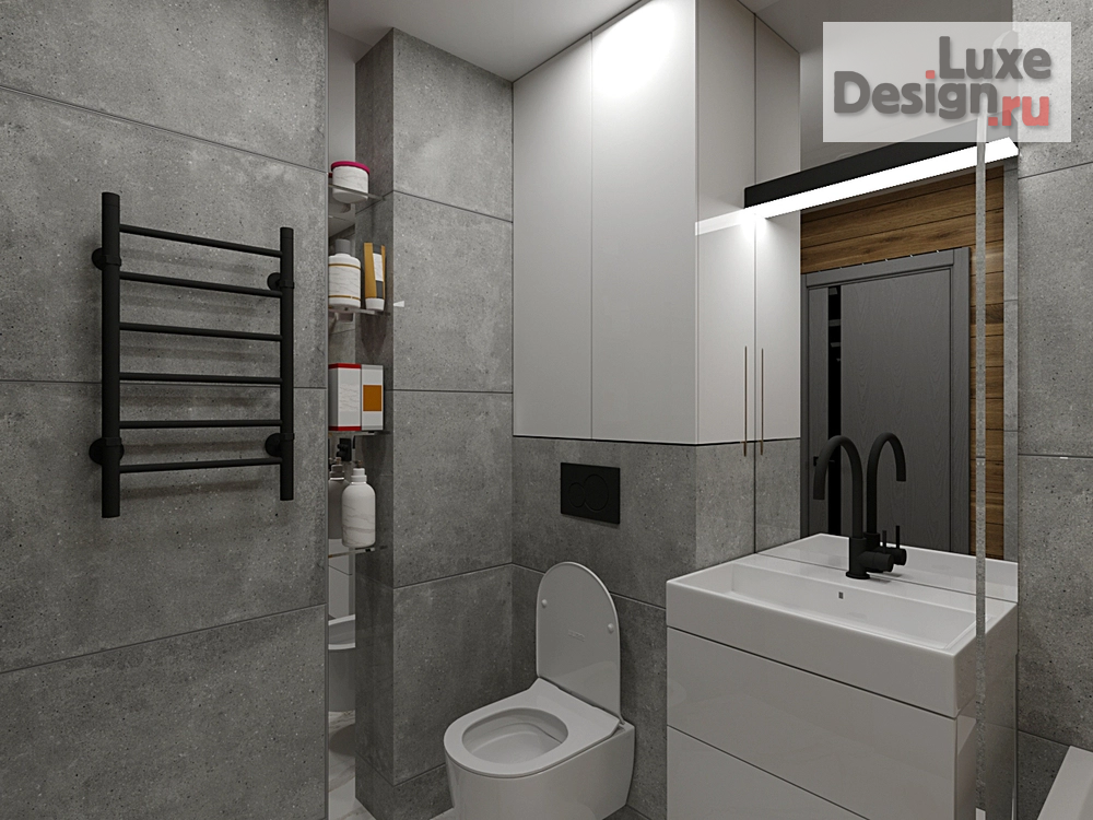 Дизайн интерьера двухкомнатной квартиры "Проект квартиры в ЖК "Сказка"" (фото 12)