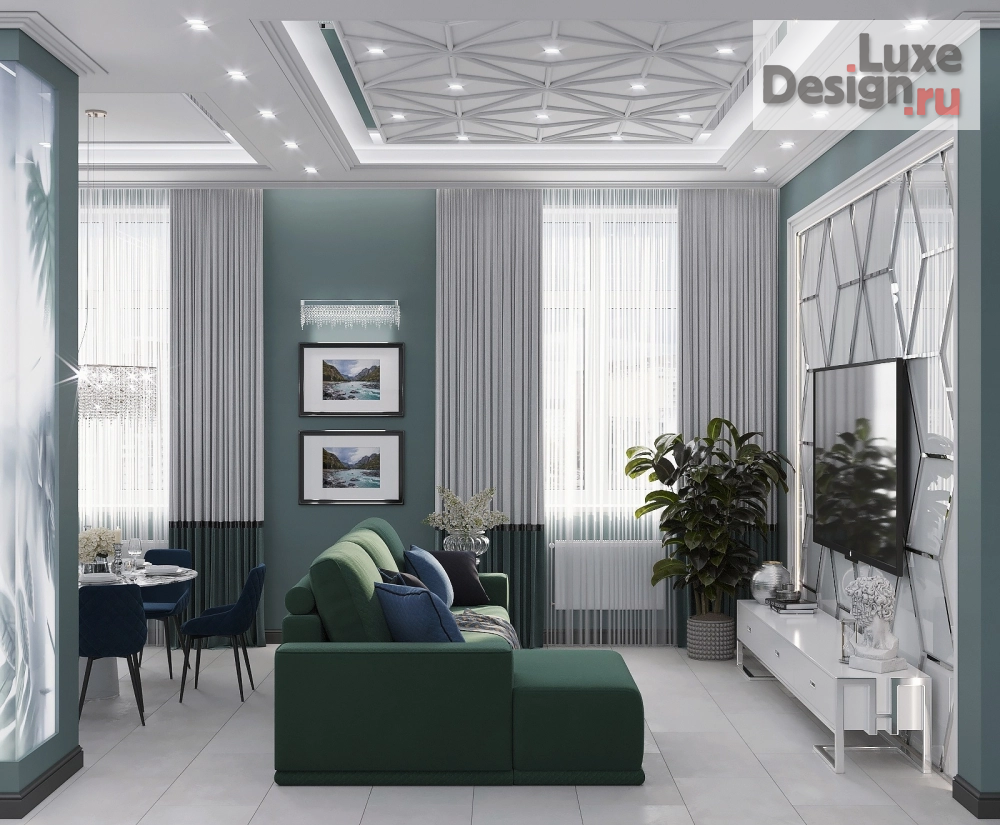 Дизайн интерьера офиса "Проект квартиры в ЖК Париж" (фото 3)