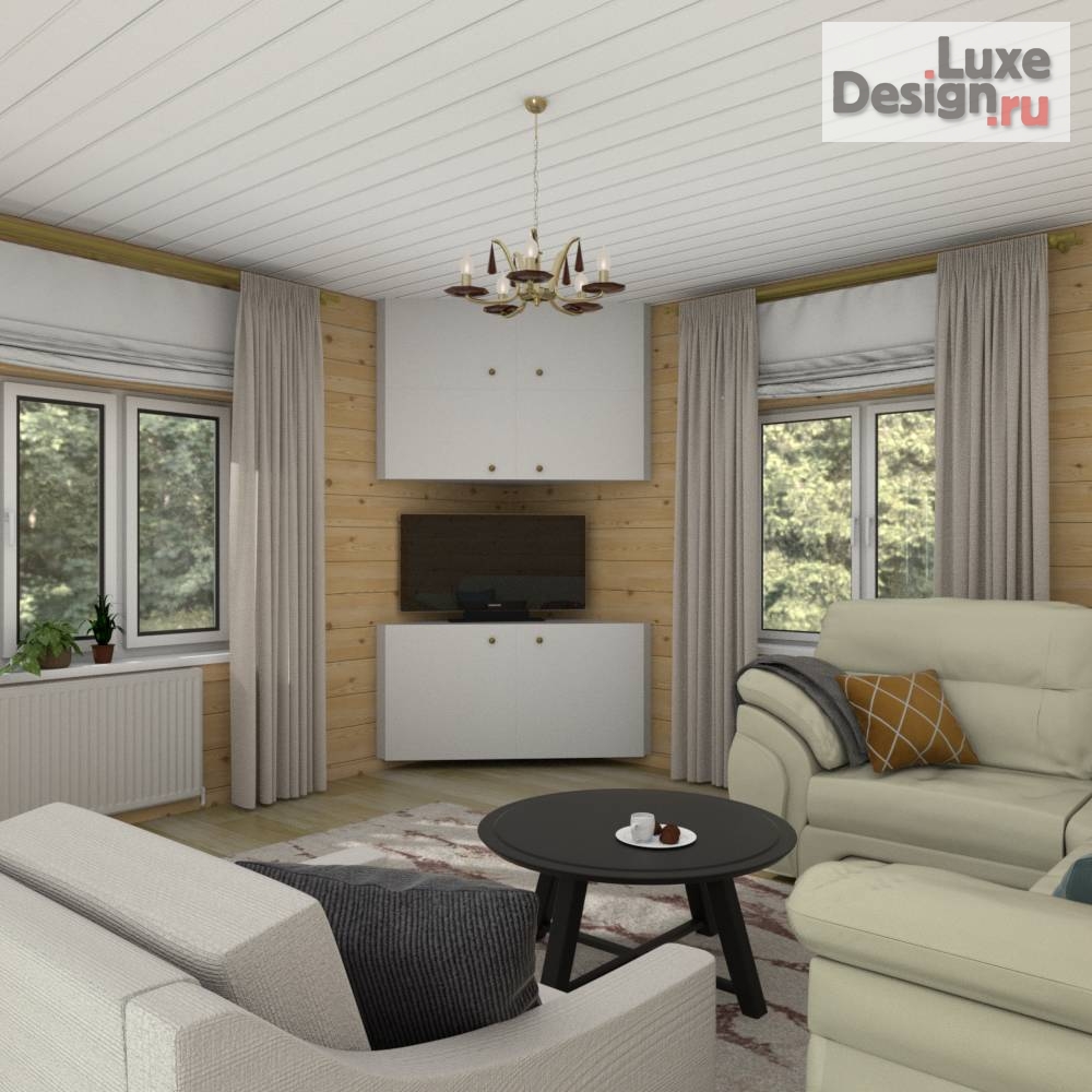 Дизайн интерьера загородного дома "Проект загородного дома" (фото 4)