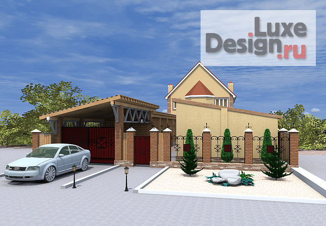 Ландшафтный дизайн "Ландшафтный дизайн прилегающей территории." (фото 4)