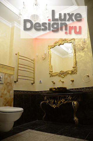 Дизайн интерьера ванной "Санузел в загородном доме." (фото 1)