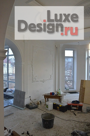 Дизайн интерьера гостиной "Реализация дизайн-проекта загородного дома." (фото 6)