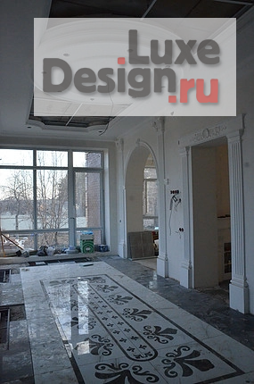 Дизайн интерьера гостиной "Реализация дизайн-проекта загородного дома." (фото 7)