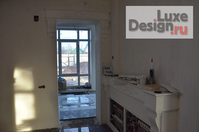 Дизайн интерьера гостиной "Реализация дизайн-проекта загородного дома." (фото 9)