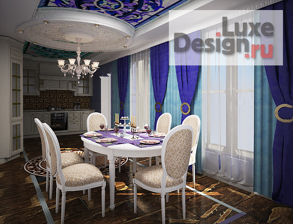 Дизайн интерьера кухни "кухня в загородном доме" (фото 1)