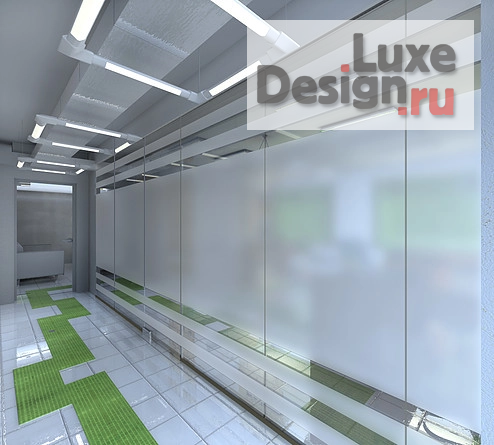 Дизайн интерьера офиса "Офис строительной компании 2. Холл." (фото 1)