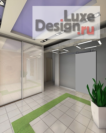 Дизайн интерьера офиса "Офис строительной компании 2. Холл." (фото 2)