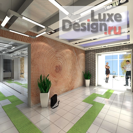 Дизайн интерьера офиса "Офис строительной компании 2. Холл." (фото 4)