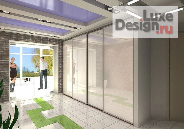 Дизайн интерьера офиса "Офис строительной компании 2. Холл." (фото 5)
