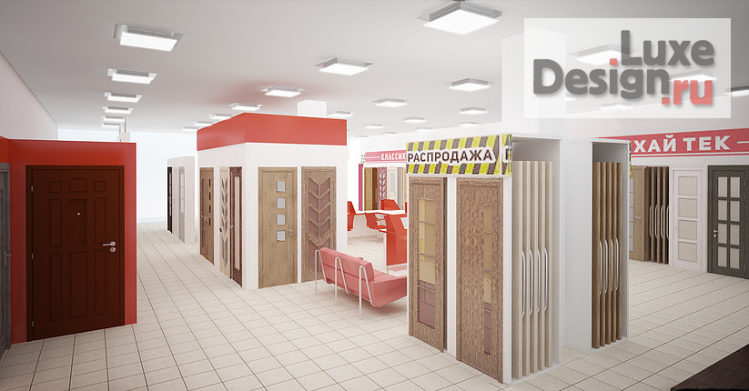 Дизайн интерьера шоу-рума "Магазин "ДвериМаркет"" (фото 7)