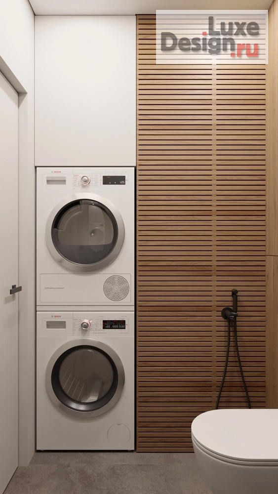 Дизайн интерьера трехкомнатной квартиры "Дизайн интерьера в ЖК Ривьера" (фото 4)