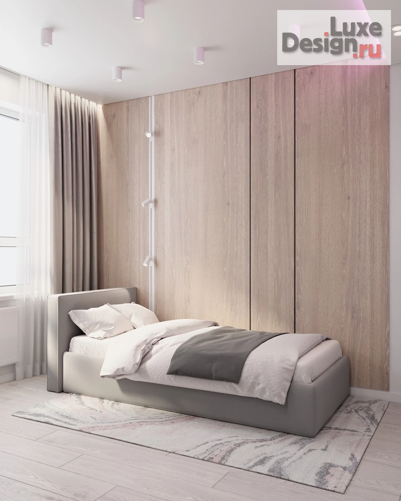 Дизайн интерьера трехкомнатной квартиры "Дизайн интерьера в ЖК Ривьера" (фото 6)