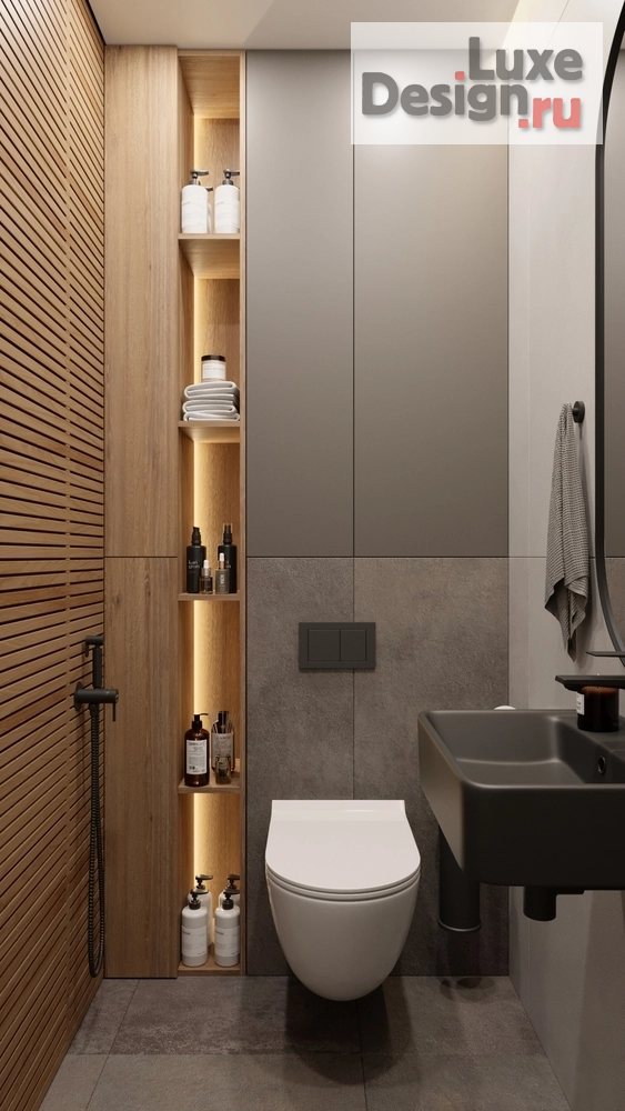 Дизайн интерьера трехкомнатной квартиры "Дизайн интерьера в ЖК Ривьера" (фото 5)