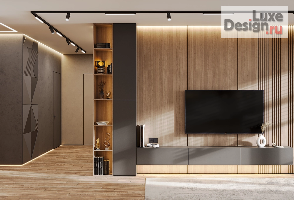 Дизайн интерьера трехкомнатной квартиры "Квартира для молодого человека" (фото 2)