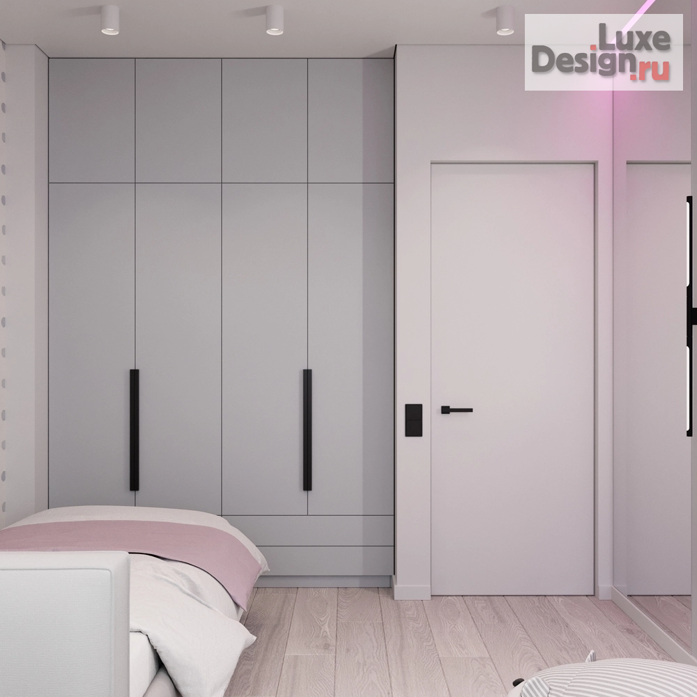 Дизайн интерьера трехкомнатной квартиры "Дизайн интерьера в ЖК Ривьера" (фото 17)