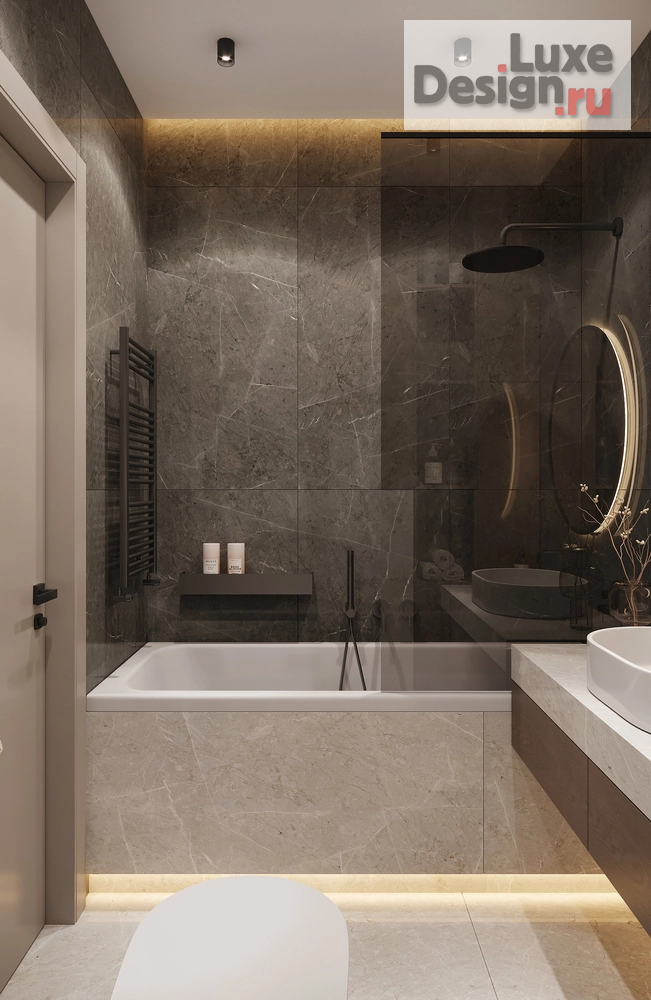 Дизайн интерьера трехкомнатной квартиры "Дизайн интерьера в стиле минимализм" (фото 10)