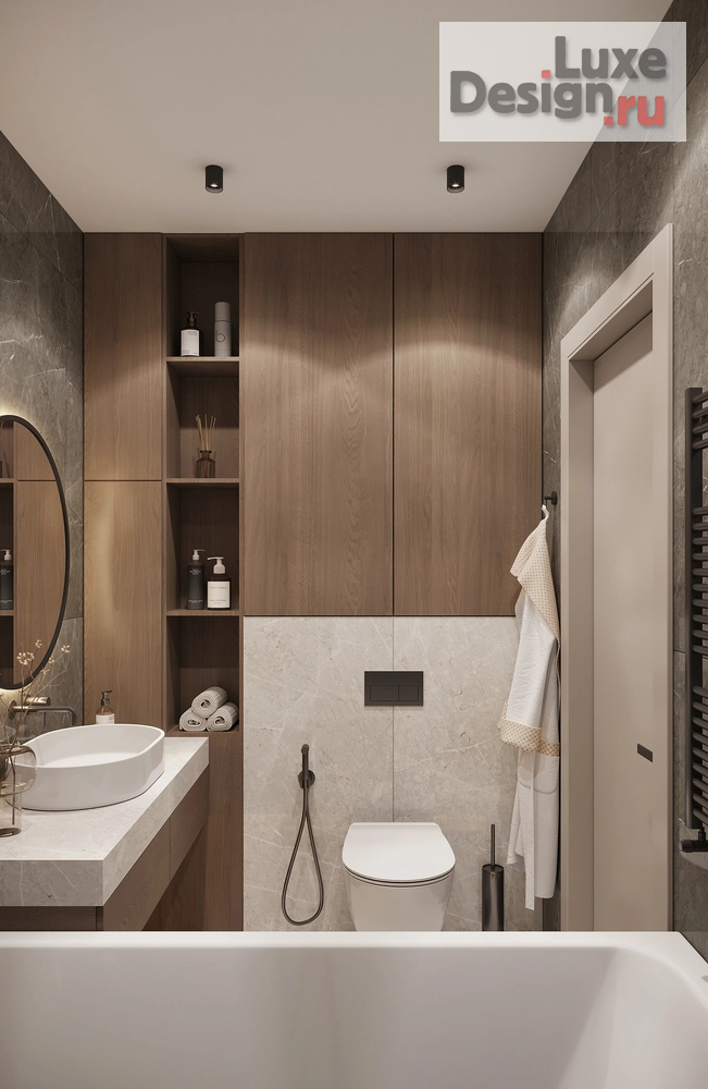 Дизайн интерьера трехкомнатной квартиры "Дизайн интерьера в стиле минимализм" (фото 16)