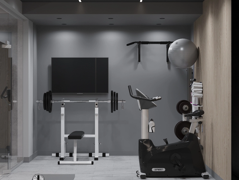 Дизайн интерьера тренажерного зала в Ижевске "Дизайн тренажерного зала"