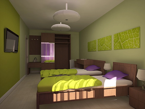 Дизайн интерьера отеля в Ижевске "Гостиничный номер 2, мини-гостиница "Кама"."